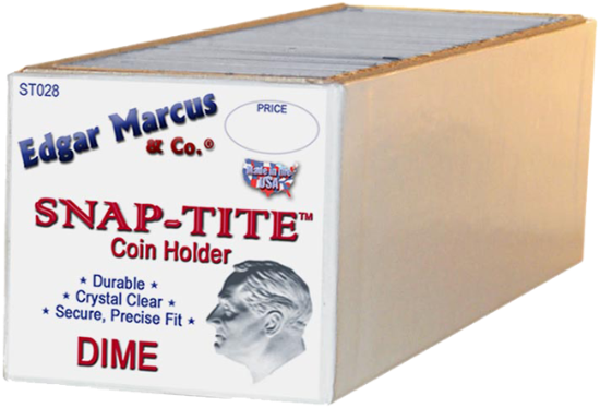Edgar Marcus 2x2 Snap-Tite Dime - 25 per box