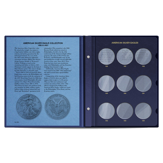 US Silver Eagle Album 1986-2021