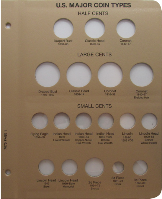 US Type (Major coins from 1800)