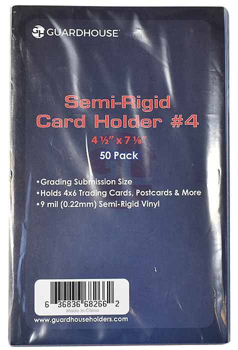 Guardhouse Semi-Rigid Card Sleeve #4 (.22)