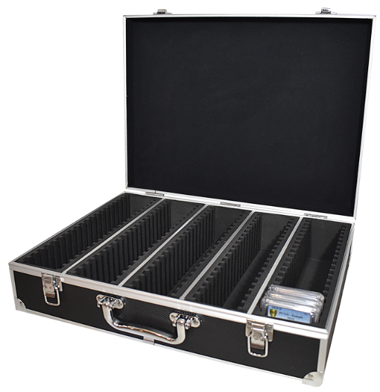 100 Slab Black & Aluminum Box - Side Handle