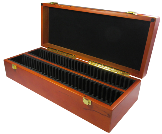 Wood Display Box - 60 PCGS or NGC Slabs