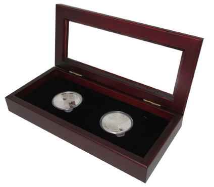 Guardhouse Glass-top Wood Display Box -GH-W1800: (2L)