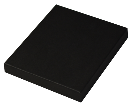 One Slab Black Chipboard Certified Coin Gift Box